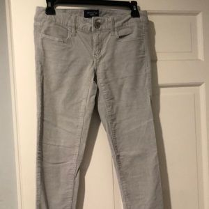 Grey corduroy pants
